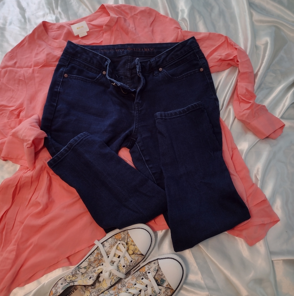 Vera Wang skinny ankle jeans sz 8